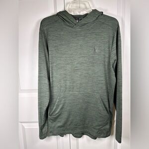 Spyder Active Heather Green Hooded Long Sleeve